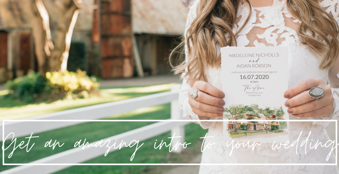 Get an AMAZING intro to your wedding